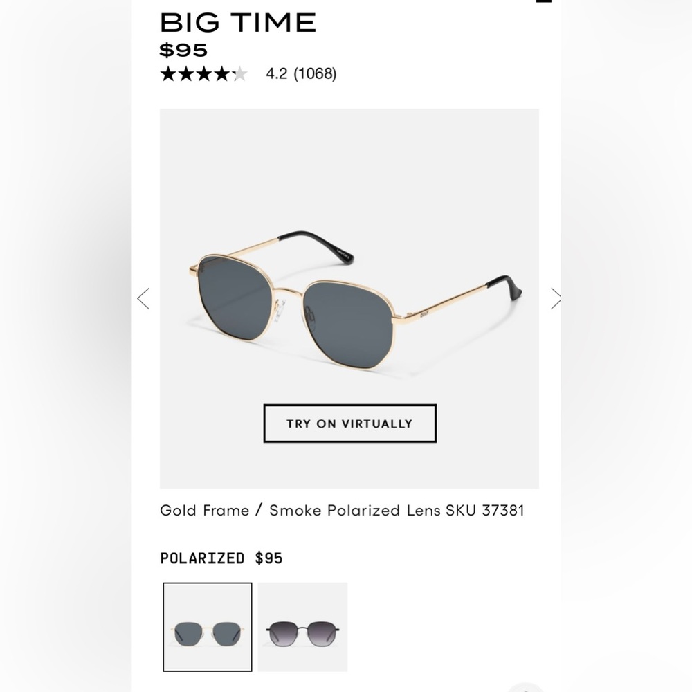 Quay Australia Big Time Sunglasses